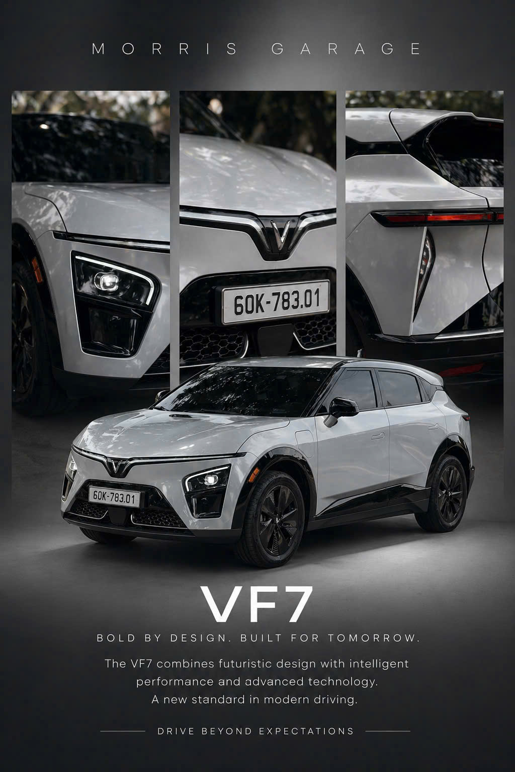 VinFast VF 7 cho thuê tự lái tại Biên Hòa